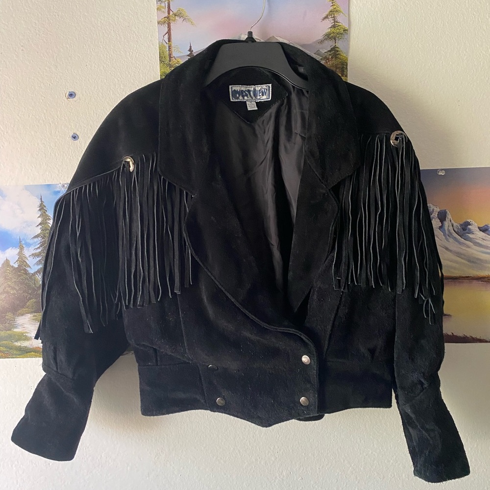 Vintage Western Fringe Jacket